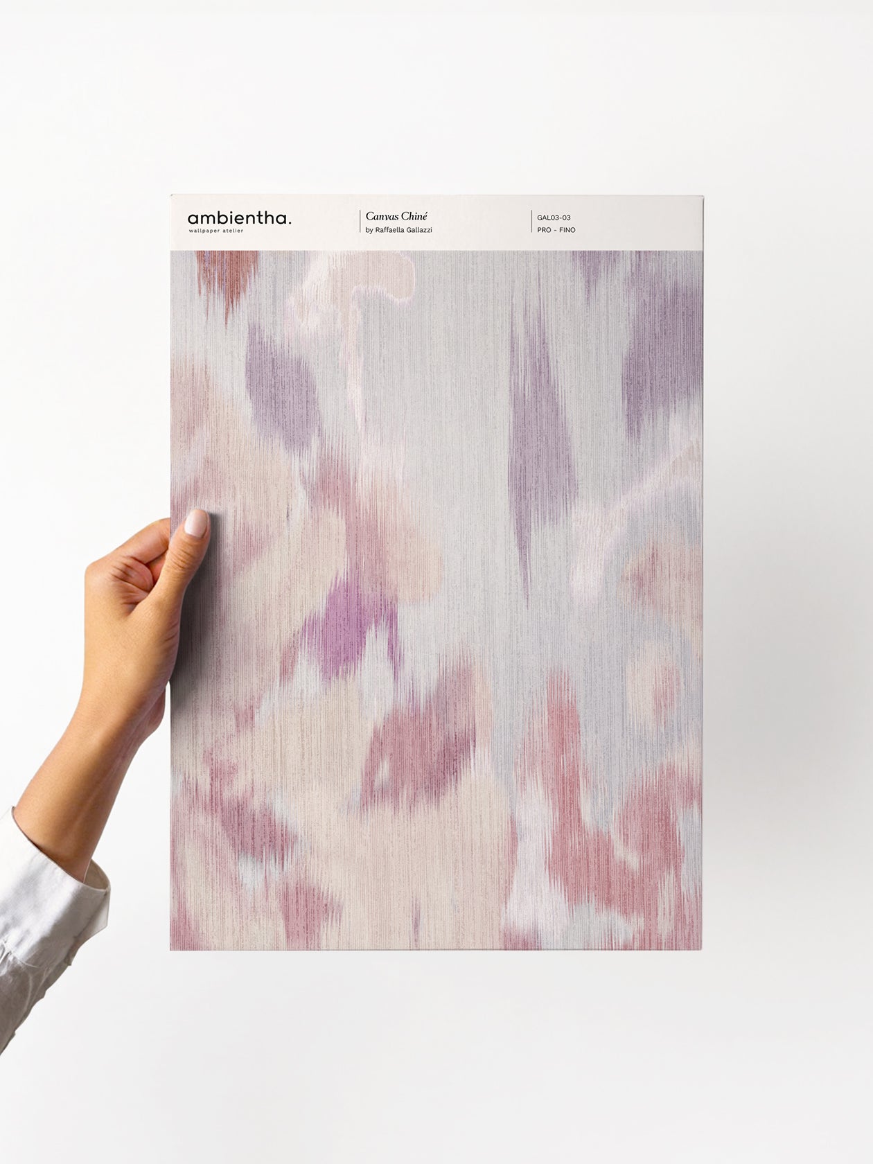 campione carta da parati canvas chine