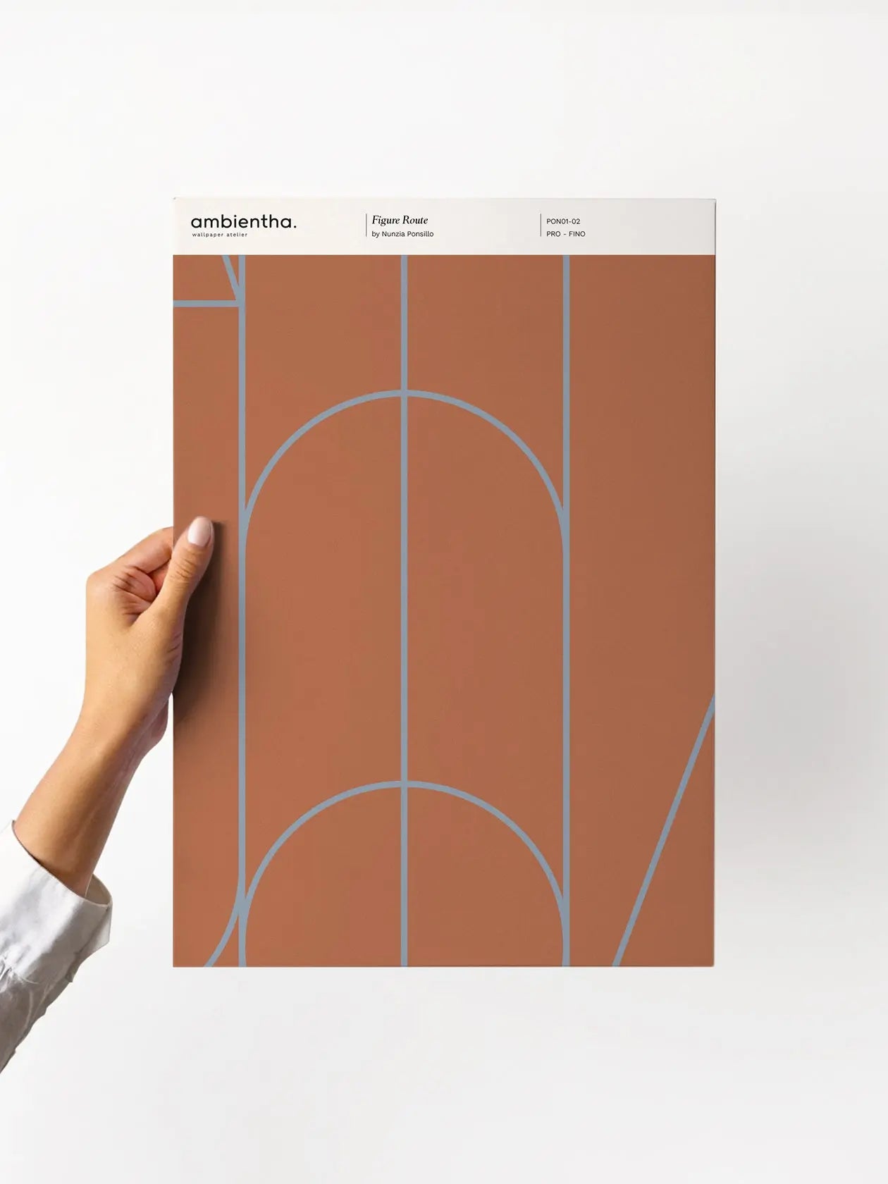 campione carta da parati figure route