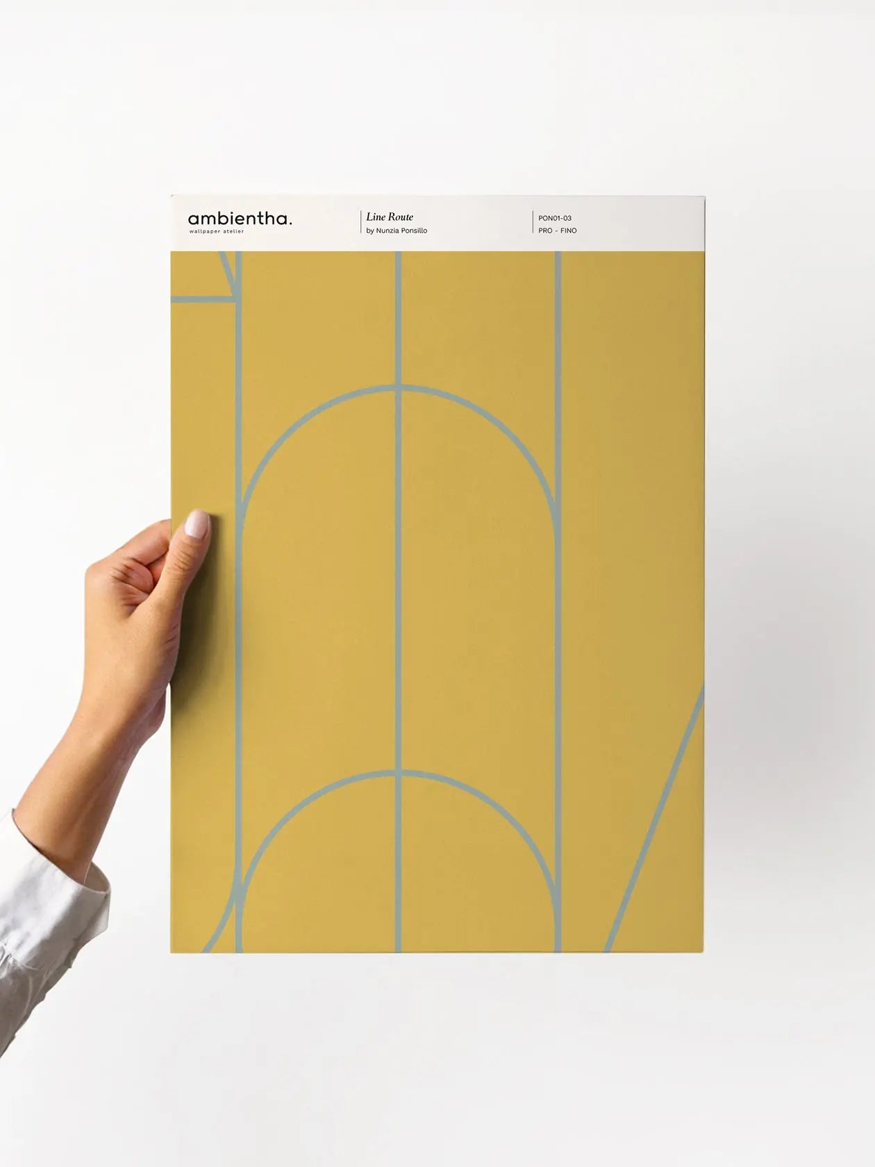 campione carta da parati line route