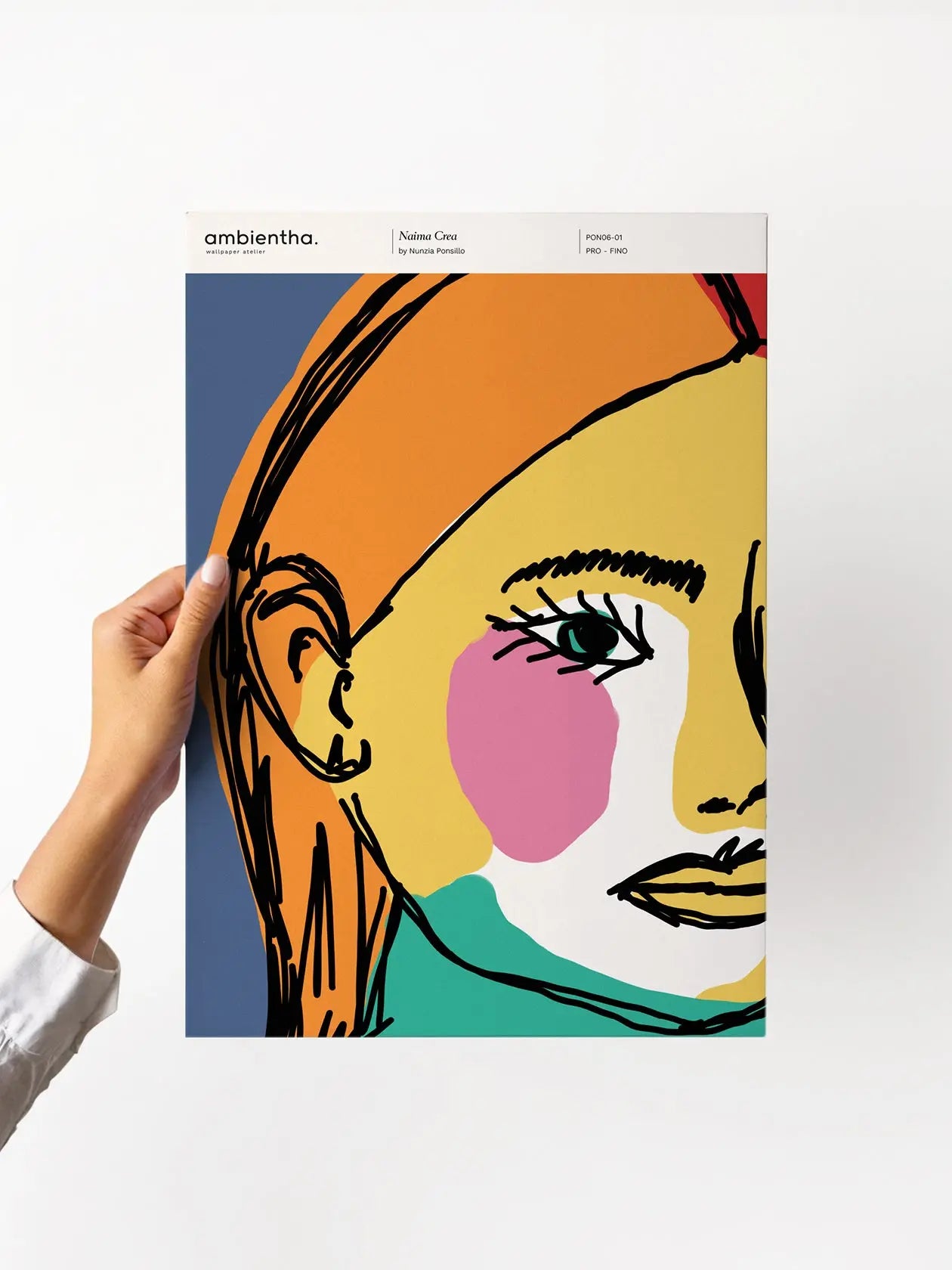 campione carta da parati naima crea