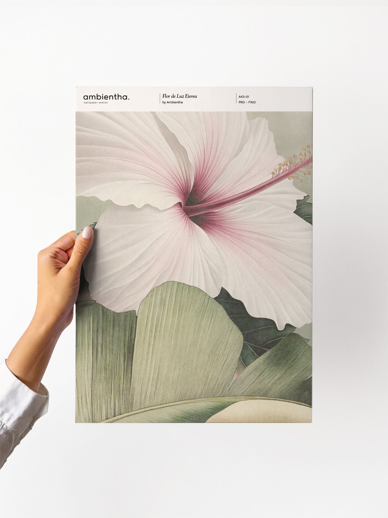 Carta da parati - Campione Flor de Luz Eterea - Ambientha