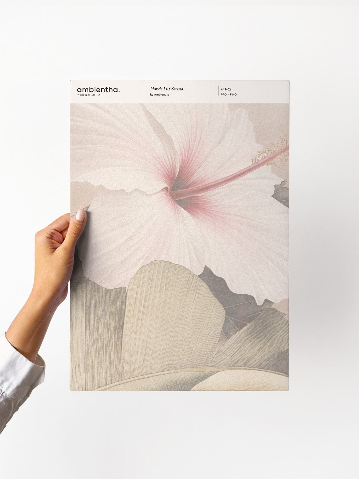 Carta da parati - Campione Flor de Luz Serena - Ambientha