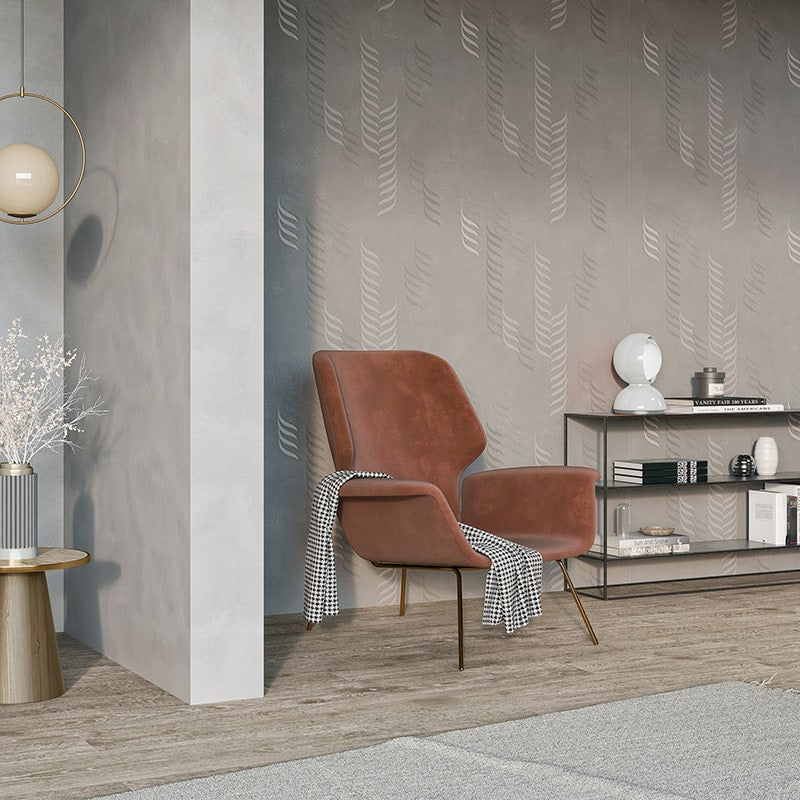 carta da parati deco grey ambientha chiara dattola