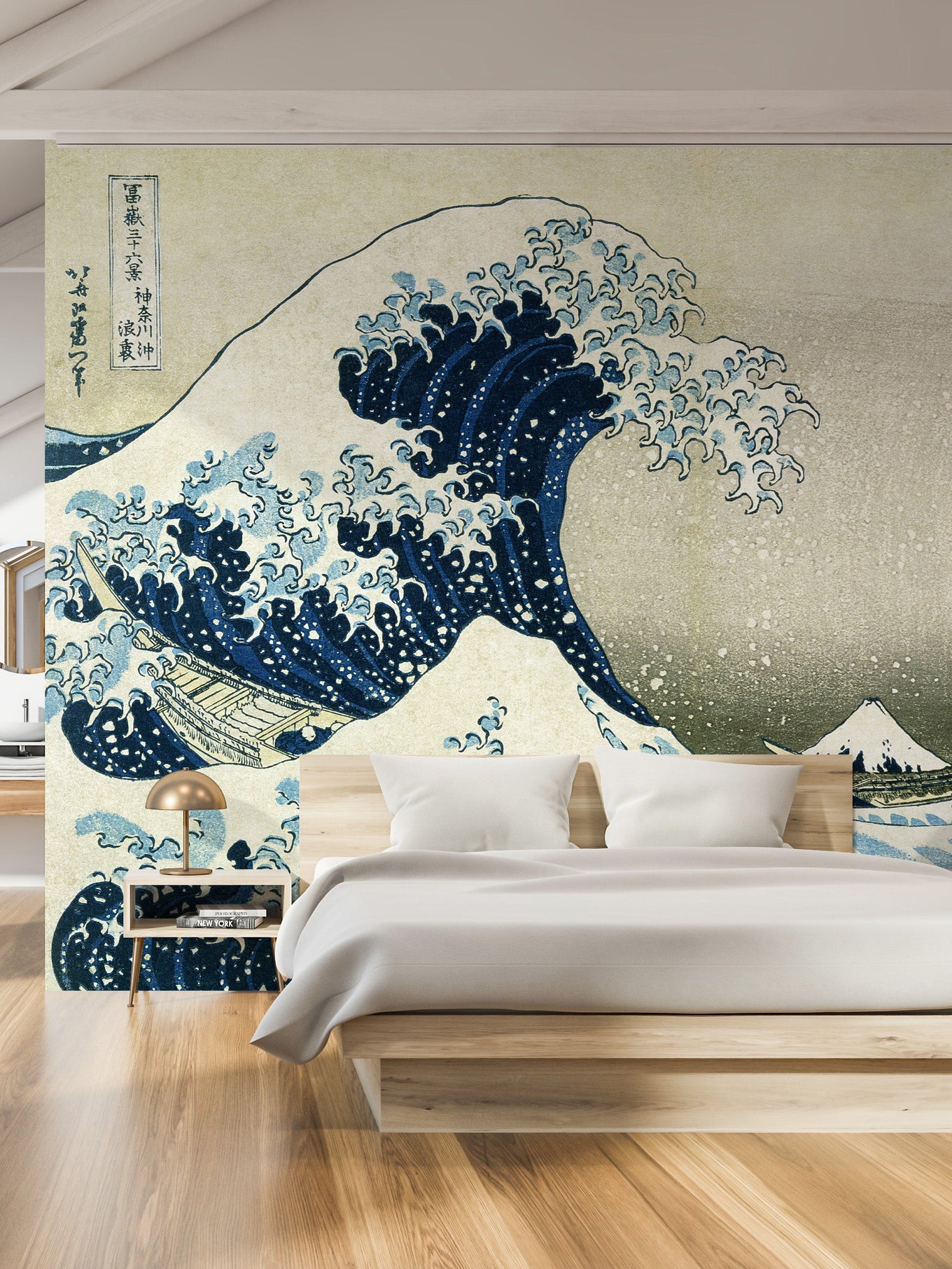 carta da parati hokusai the great wave - Ambientha