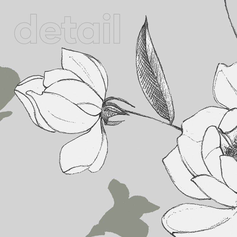 carta da parati pattern floreale moderno