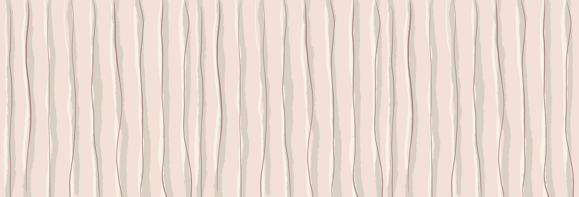 carta da parati righe rosa