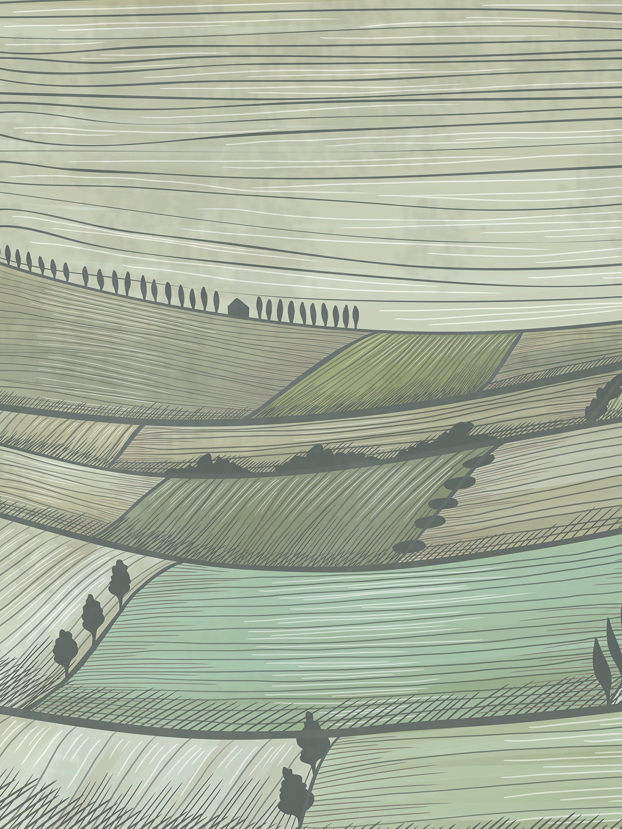 colline stilizzate