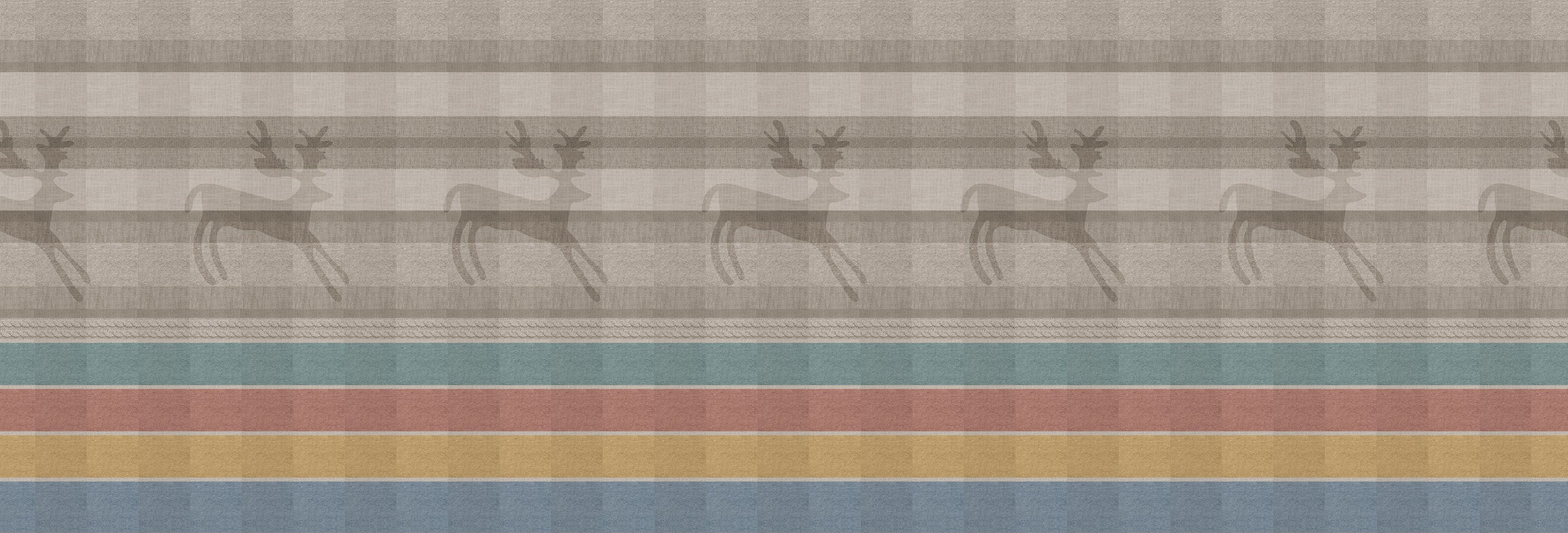 Carta da parati Cervo design by Ambientha with Atelier Giuliano&Giusy Marelli