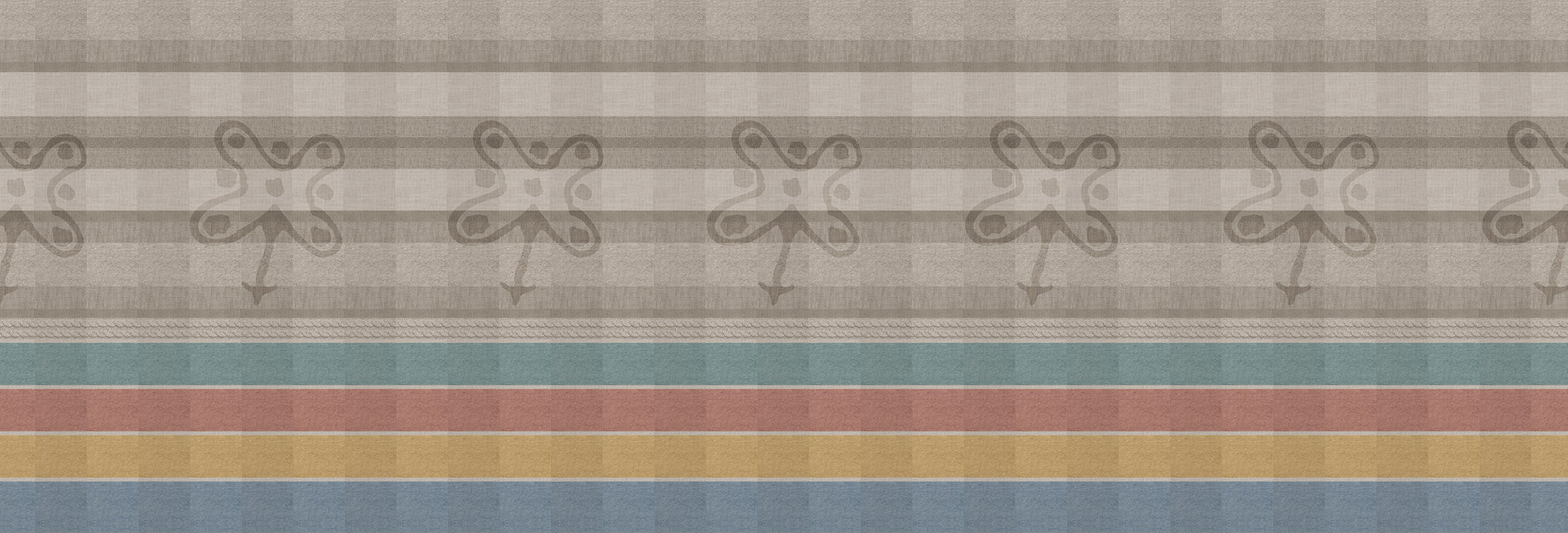 Carta da parati Rosa Camuna design by Ambientha with Atelier Giuliano&Giusy Marelli