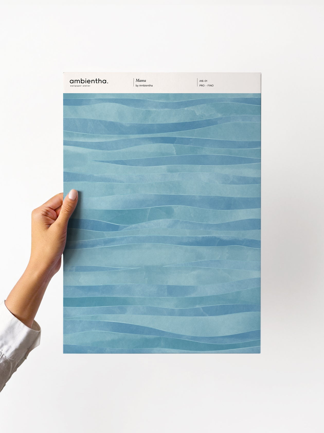 Marea, the blue wonders of the sea in wallpaper - Ambientha Sample