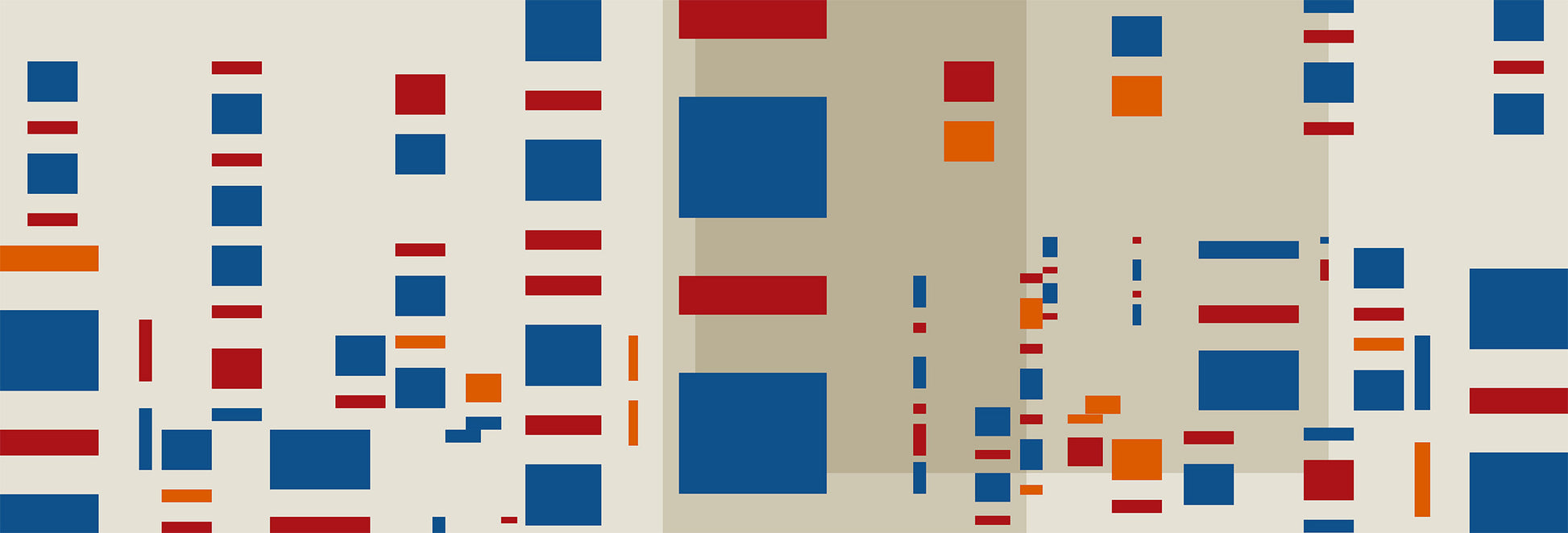 carta da parati geometrica colorata