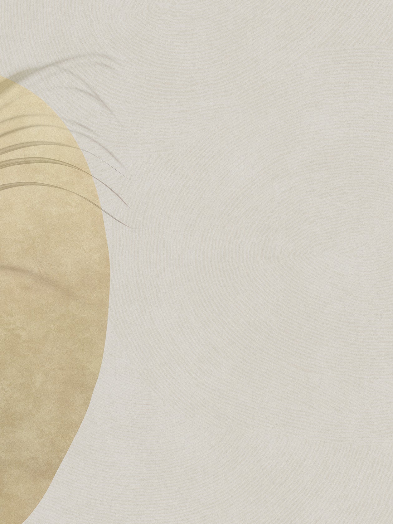 Carta da parati ​Kentia Ori in stile giapponese, texture e dettaglio dorato - Ambientha