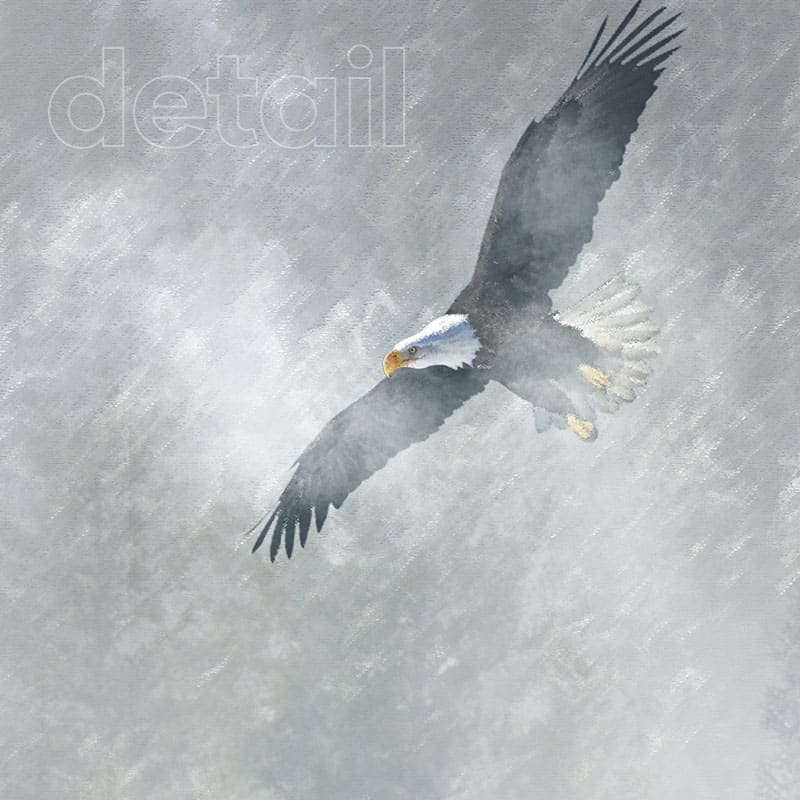 carta da parati montagne eagles storm